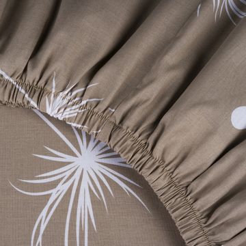 Простыня на резинке  Fiori 3,  180x200х30 , ранфорс  DOMTEKC