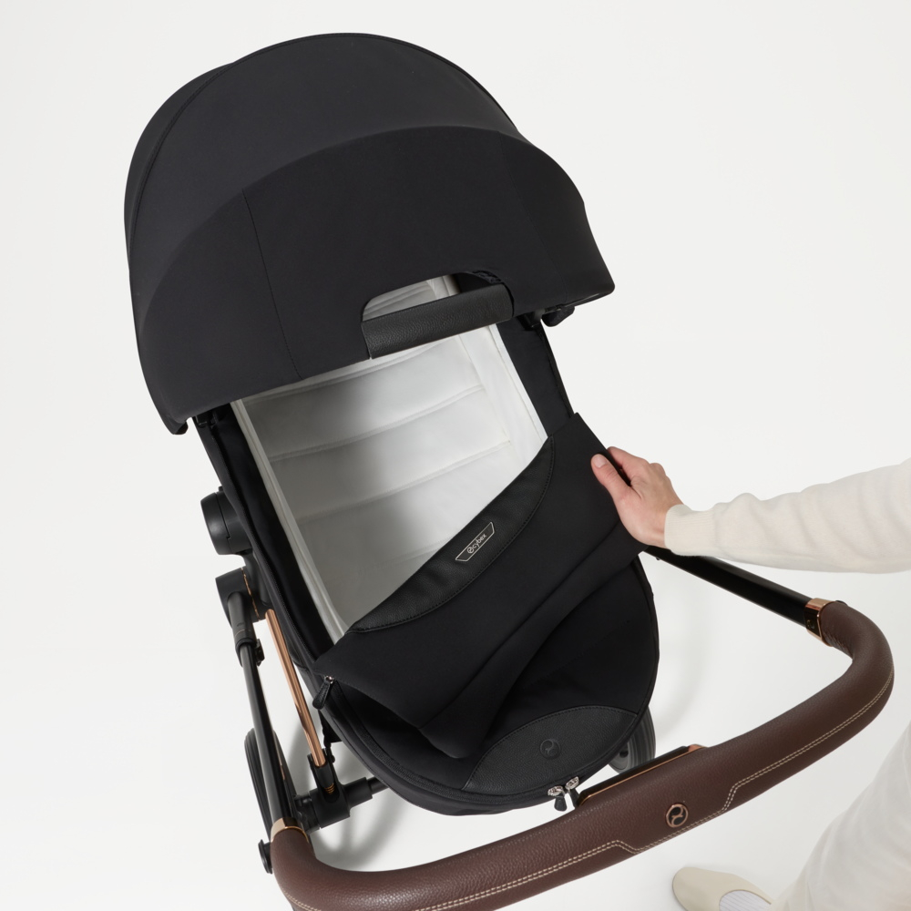 Коляска Cybex Priam V Rosegold Style Collection 2 в 1 Sepia Black