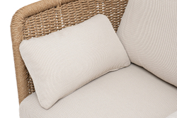 "Аликанте" лаунж-зона из искусственного ротанга, цвет соломенный