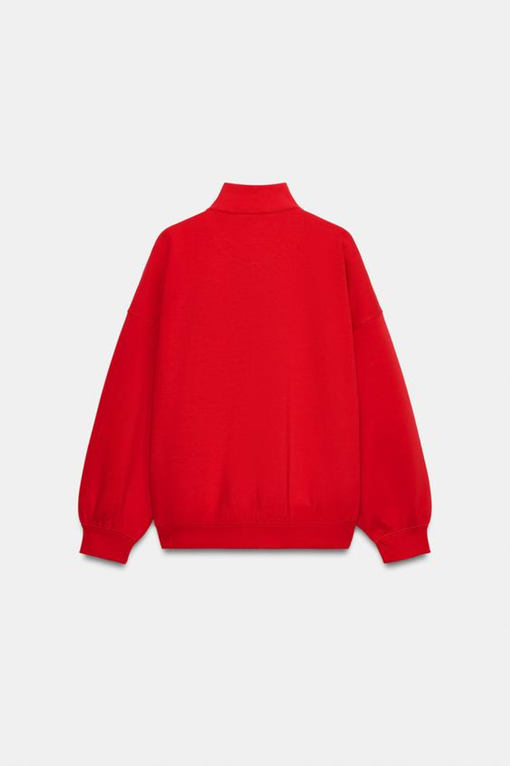 Свитшот оверсайз на молнии - ZARA