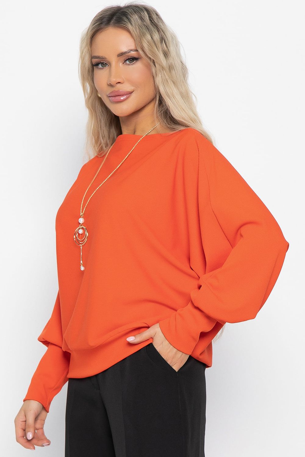 Блуза Муза (оранжевая) Б15044-5М LT Collection