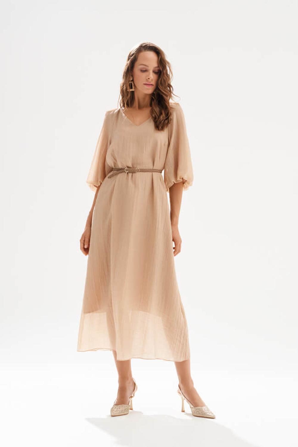 51743 Платье женское (бежевый)