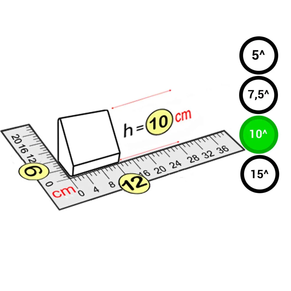 Элемент наклонный для конструктора Outdoor зеленый