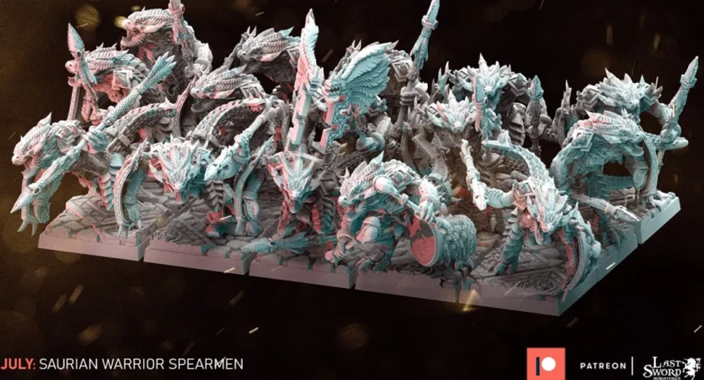 Saurus Warriors Spears