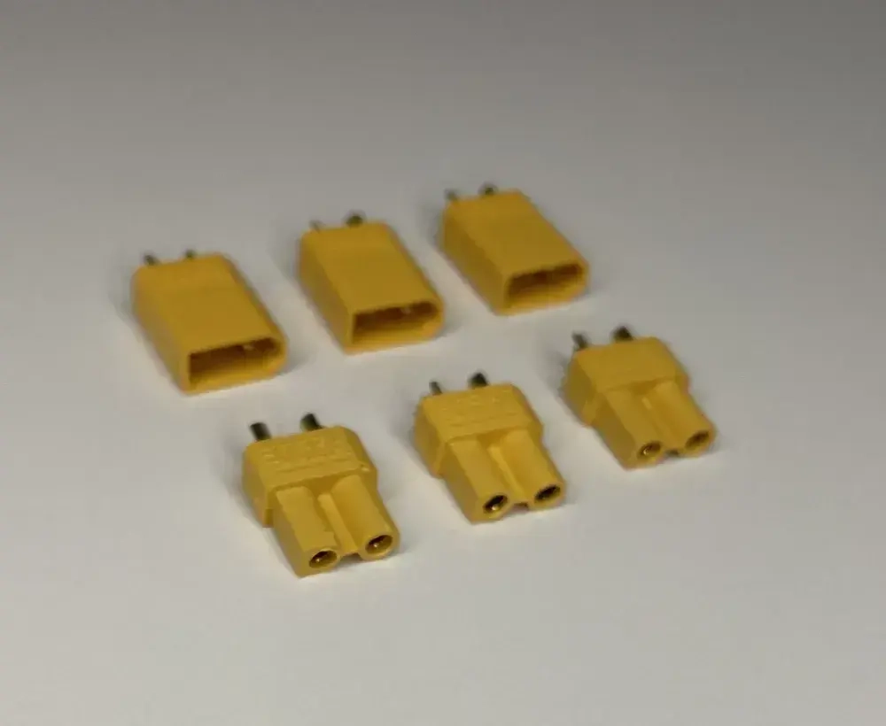 Разъем ХТ-30 10 шт. Комплект из пары двух-контактных разъемов Xt 30 (мама + папа; 5 пар, 10 шт.)