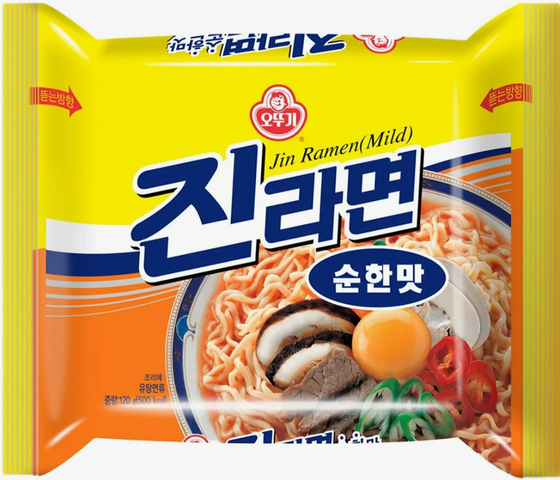 Лапша быстрого приготовления "Джин Рамен" неострый вкус 120гр (20шт)  пакет
