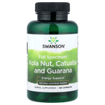 Swanson, Full Spectrum®, орех кола, катуаба и гуарана, 90 капсул