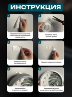 Двухсторонний прозрачный крепкий скотч, многоразовая прозрачная клейкая лента, размер 1мм-3см-1м