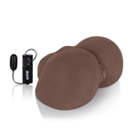 Мастурбатор реалистичный Vivid Raw Assterbator с вибрацией смуглый (Цвет: смуглый)