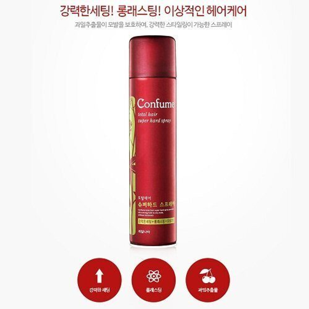 Welcos Confume Total Hair Superhard Spray лак для волос сильной фиксации
