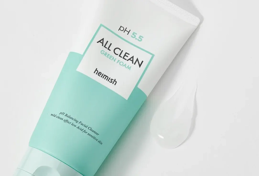 Heimish Слабокислотный гель для умывания для чувствительной кожи Heimish pH 5.5 All Clean Green Foam (150 мл)