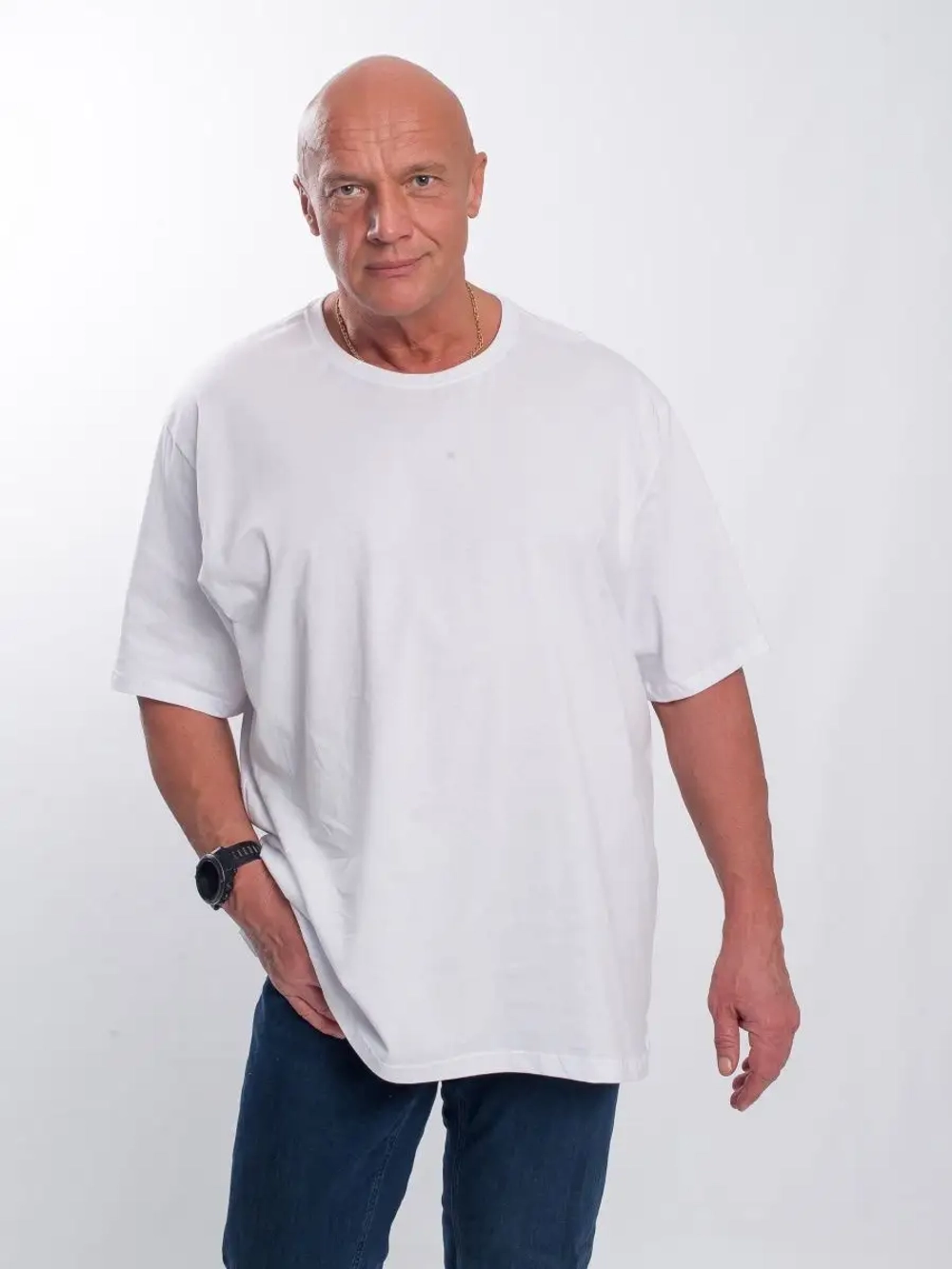 футболка оверсайз больших размеров базовая