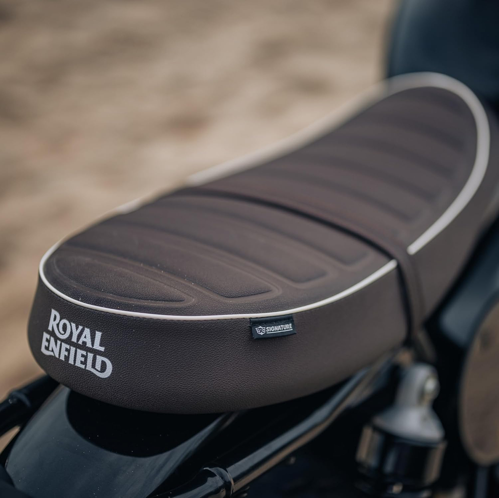 Водительское сиденье Royal Enfield, коричневого цвета, арт. 1990532