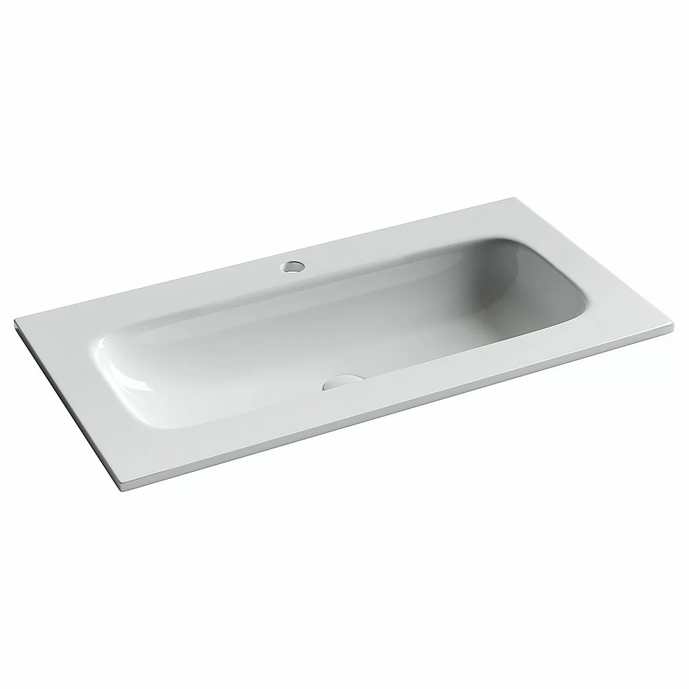 Тумба с раковиной Sancos FOLK Floor FL90FGS/CN7019 90 Grey soft