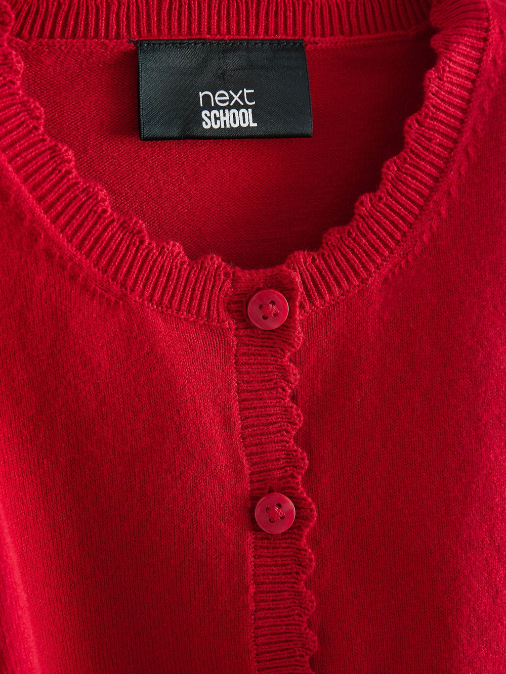 Кардиган школьный для девочки Next T40-846, Красный