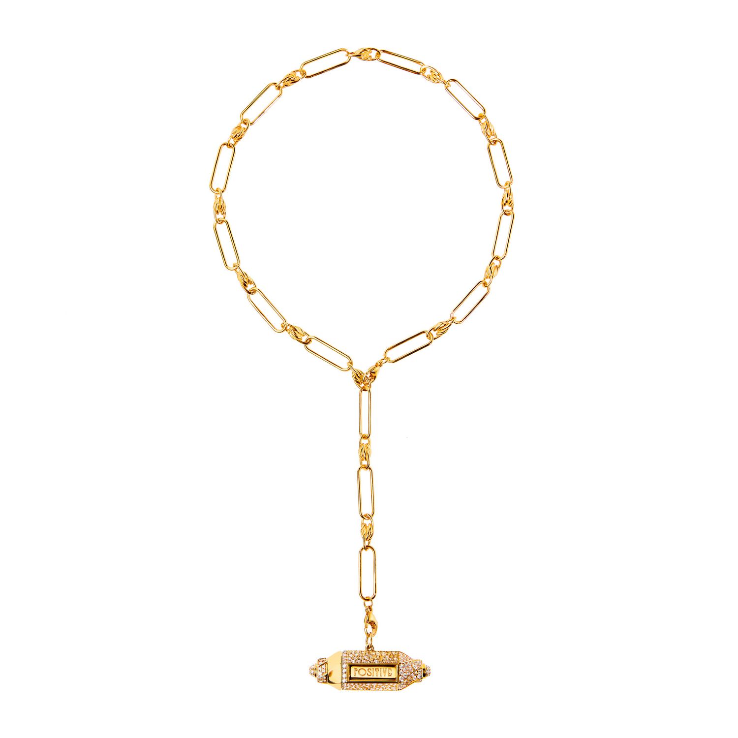 Колье Game Changer Necklace - Crystal Gold