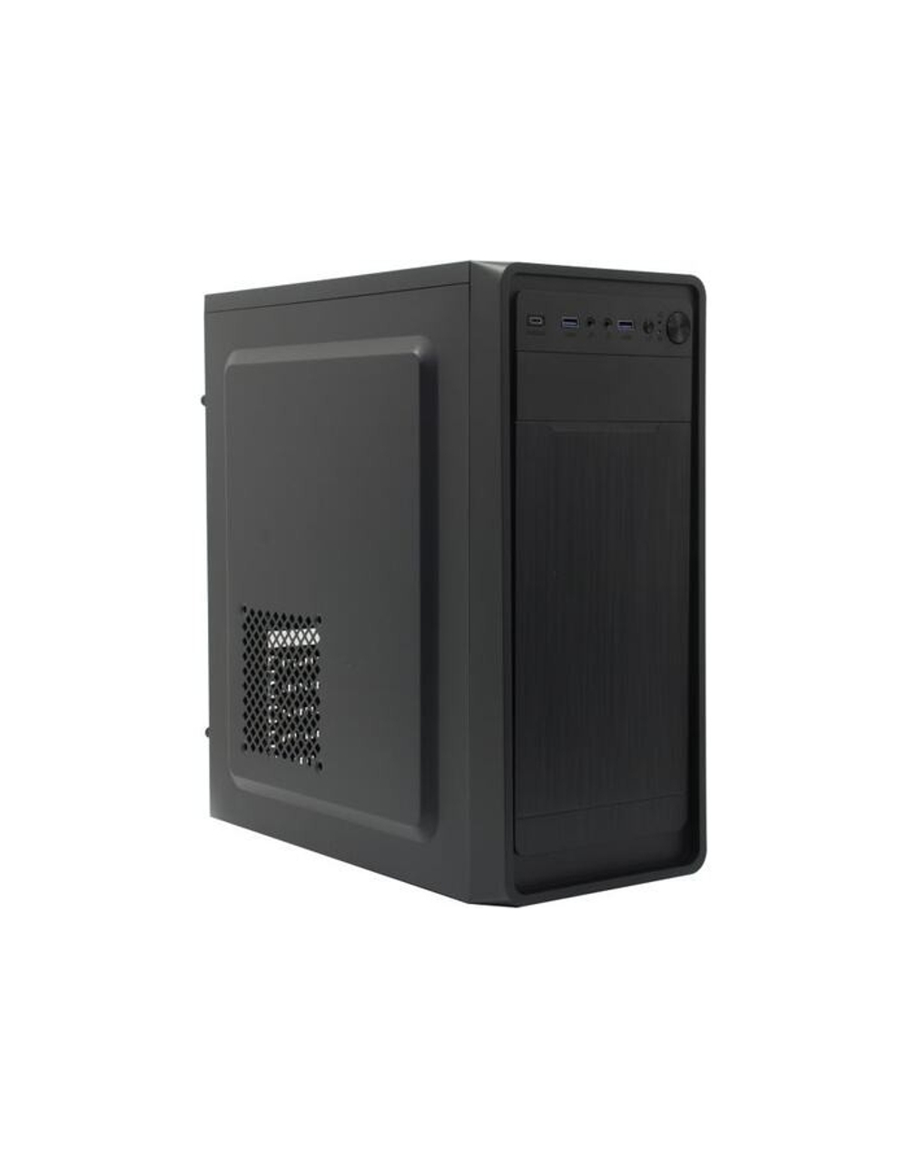 Exegate EX287371RUS Корпус Miditower ExeGate XP-332UC (ATX, без БП, 2*USB3.0+1*TypeC, аудио, черный)