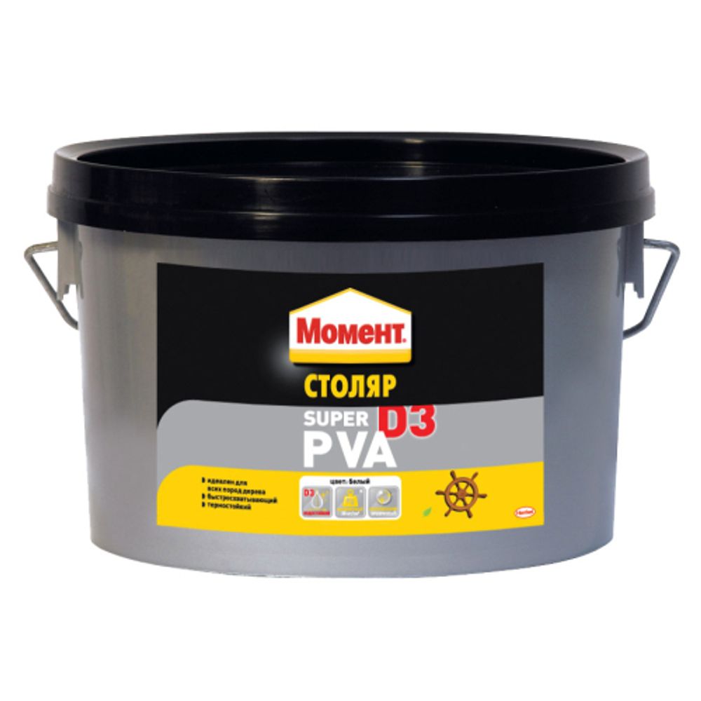 Клей Момент 740804 Столяр ПВА D3 2 кг. | Клеи бытовые и универсальные