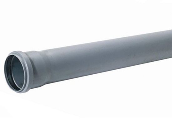 Труба Sinikon Standart 110x1500 мм серая для внутренней канализации (арт. 500091)