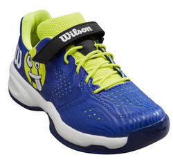 Детские теннисные кроссовки Wilson Kaos Emo K - bluing/safety yellow/white