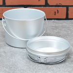 Котелок 1,8л алюминиевый походный Camp-S7