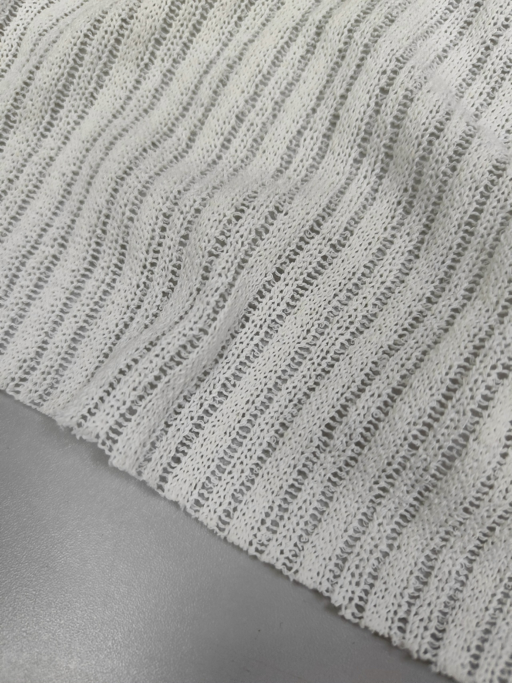 Вязаное полотно/ Белое