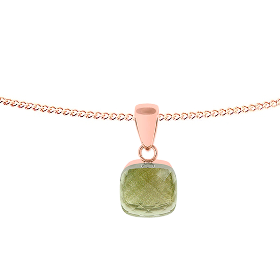 Колье Qudo Firenze olivine 400149.1 G/RG