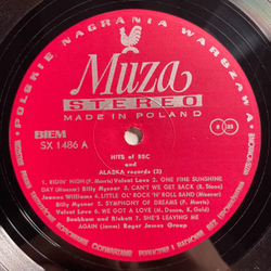 Винтажная виниловая пластинка LP Сборник Hits Of BBC And Alaska Records 2 (Польша 1977)