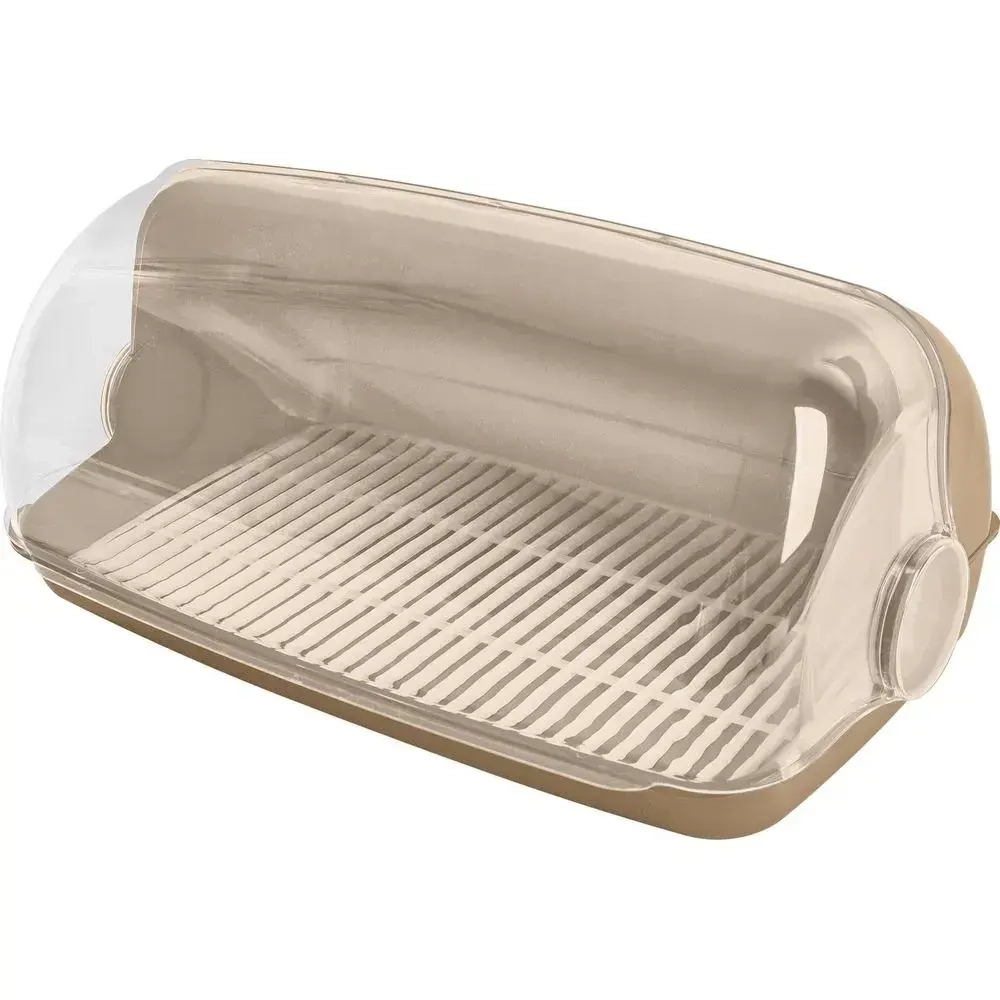 Хлебница Plast Team большая 415х185 мм шоколадный мокко