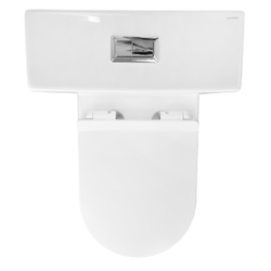 Унитаз напольный Azario CORSA 630x380x830 безободковый с бачком и сиденьем микролифт (AZ-2062S)