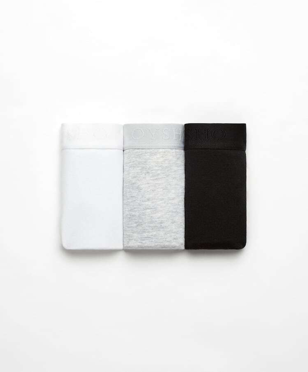 OYSHO Набор из трех трусиков, черный