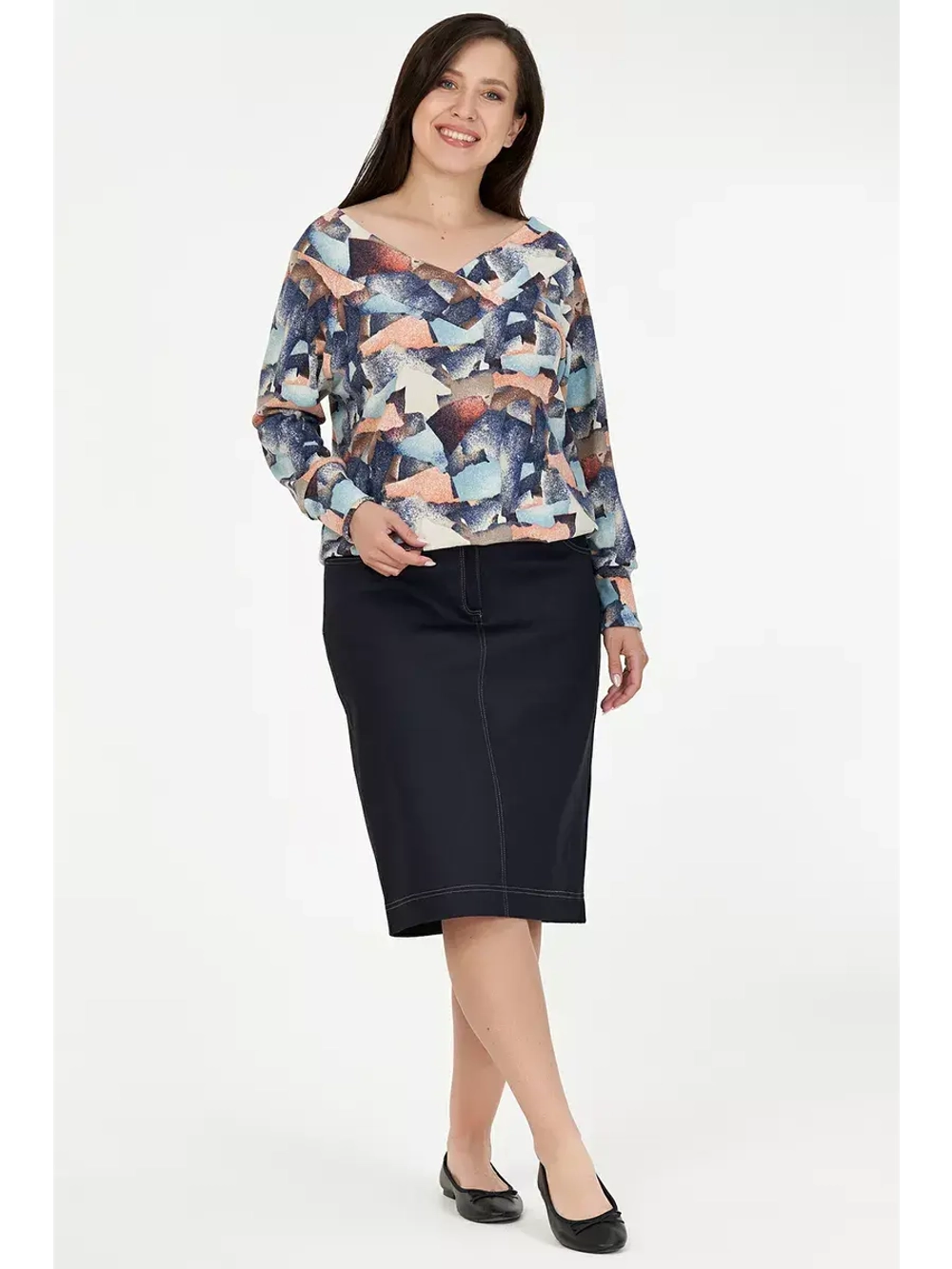 Юбка джинсовая