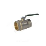 Кран шаровой латунь хром R250W Ду 40 Ру42 ВР рычаг зеленый Giacomini R250WX027