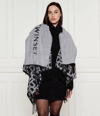 Пончо TWINSET - серый(242TO5690)