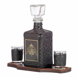 Графин «Росгвардия-2» с накладкой из стали