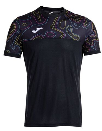 Мужская теннисная футболка Joma Torneo Capsule Short Sleeve - черный