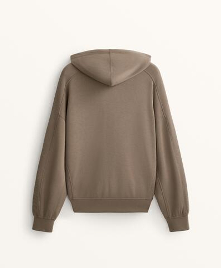 Oysho Толстовка с капюшоном из мягкого модала, темно-серый