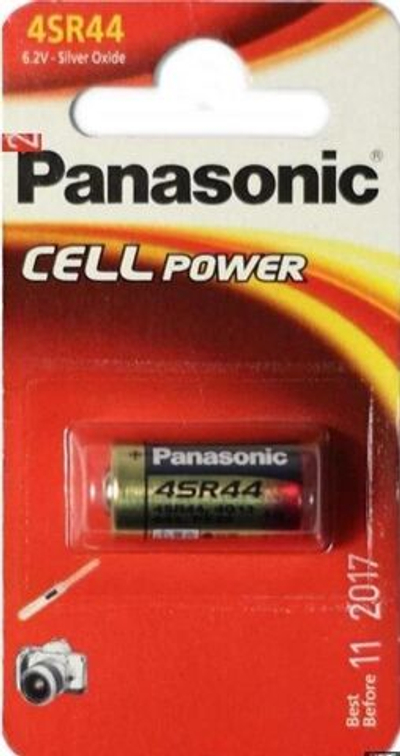Батарейка Panasonic Silver Oxide 4SR-44 серебряно-оксидная 1 шт