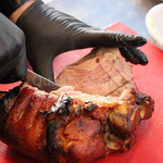 Доска разделочная 350х260х8 мм красная пластик