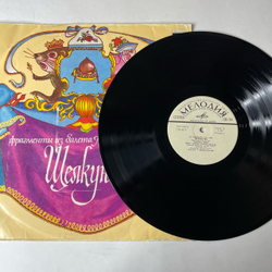 Винтажная виниловая пластинка LP П. И. Чайковский, Оркестр Большого Театра СССР, Дирижер Г. Рождественский, Щелкунчик Фрагменты Из Балета (СССР 1977)