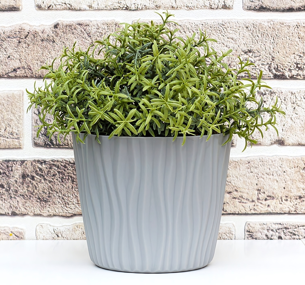 Кашпо ВОЛНА D160мм 2л с вкладышем М3188