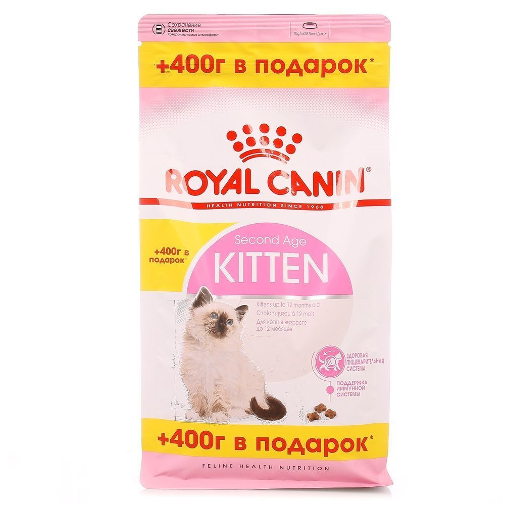 Royal Canin Kitten Корм д/котят (2кг+400г) 2,4кг