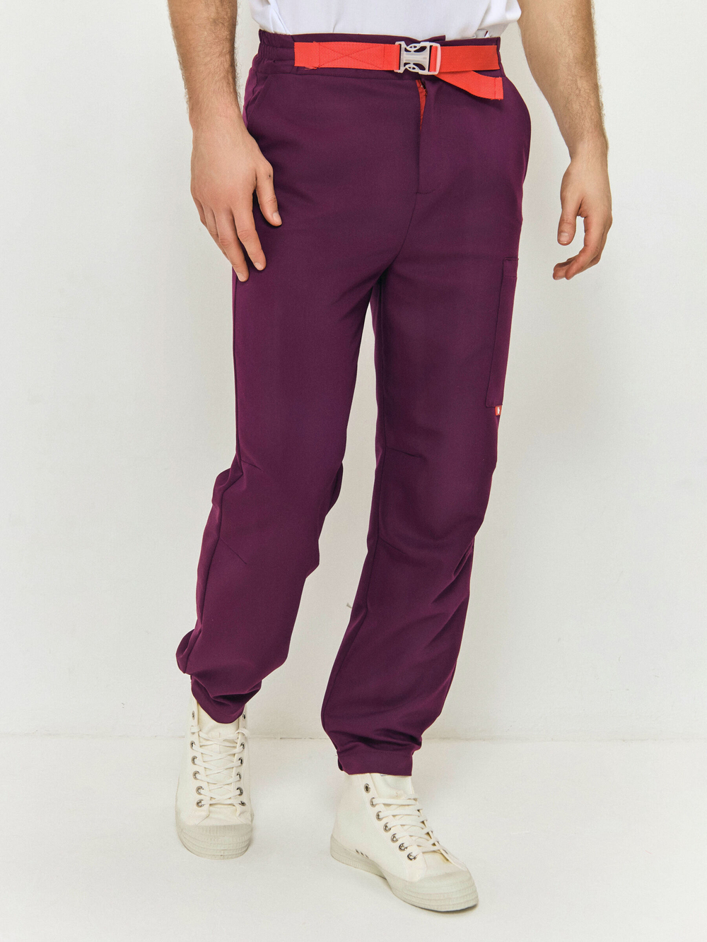 Джоггеры медицинские унисекс Кайтеки, пурпур