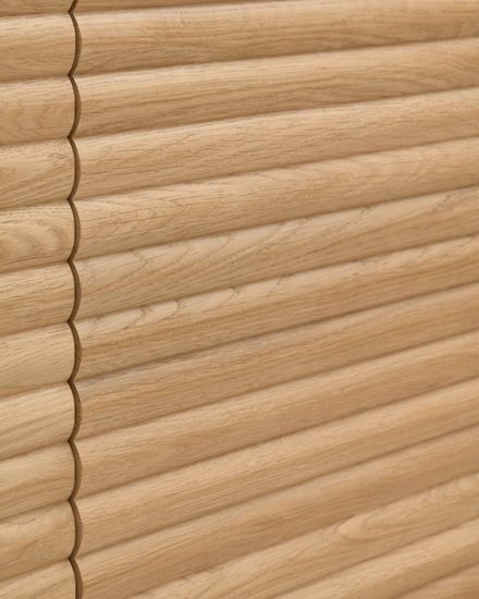 Lenon Буфет с 4 дверцами из дуба и дубового шпона 104,5 x 144 см