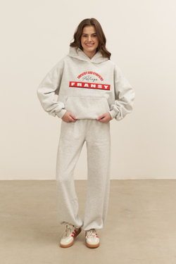 Худи 02 EMPATHY AND SYMPATHY, с начесом, серый меланж