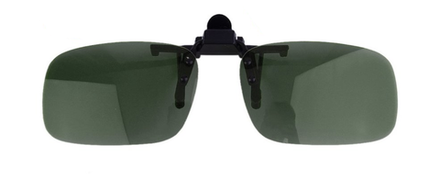 Накладка на очки для вождения автомобиля ночью, в дождь, в сумерках (зеленые)