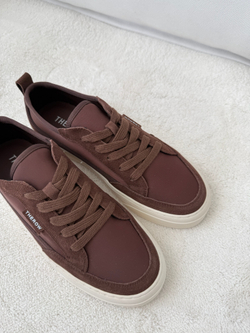 Кеды из натуральной замши