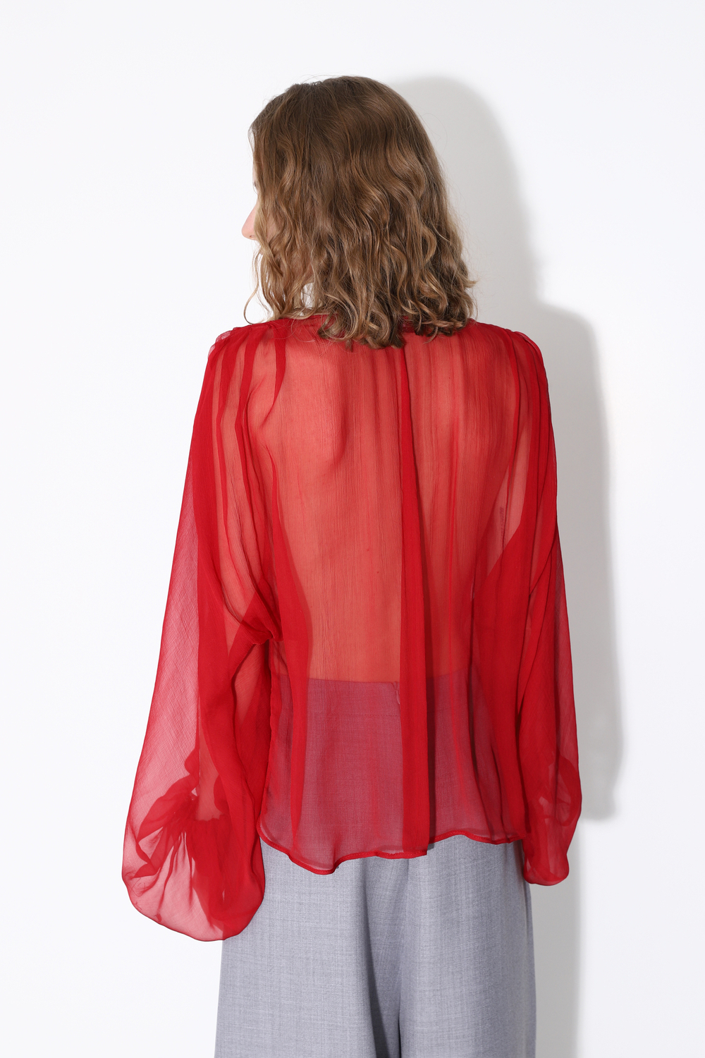 Блуза из натурального шелка