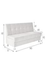 Стильный компактный диван Фабрики ОНИКС из практичного и износостойкого материала с оригинальным дизайном, вместительным ящиком для хранения, мягким наполнителем для дома, дачи и офиса