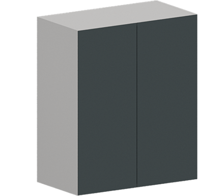 Кухня Модуль ШВ 600 Графит / Бирюзовая мята